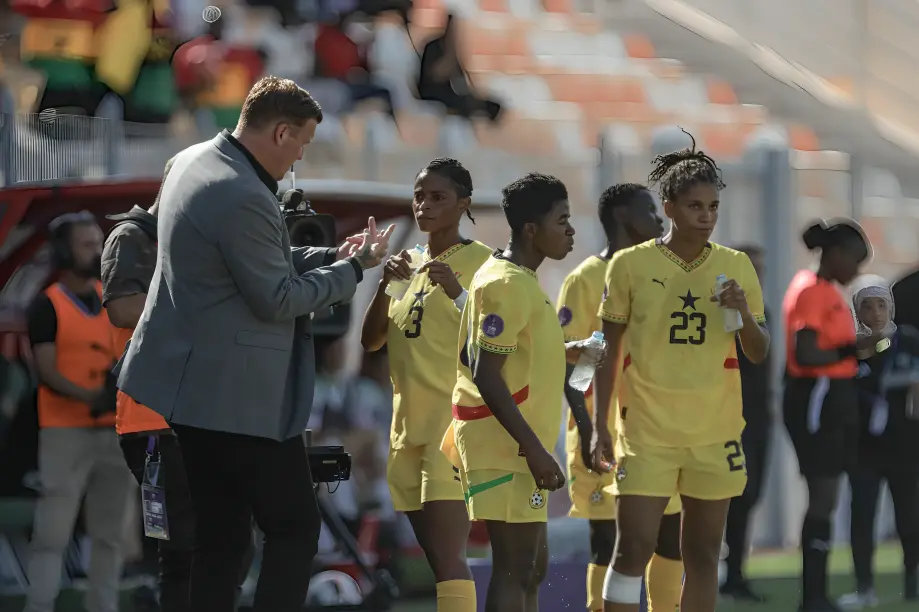 ghana-players-the-black-queens-secured-a-third-place-at-wafcon